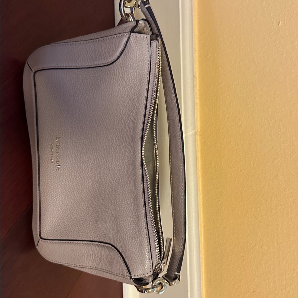 Kate Spade Beige Leather Shoulder Bag